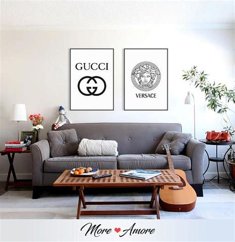 gucci room painting design|gucci wall art images.